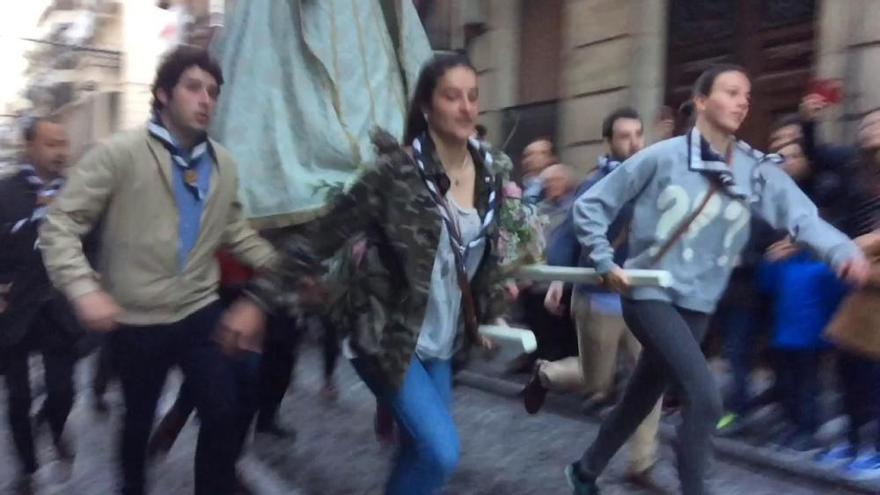 Els Xiulitets cierran la Semana Santa y abren la puerta a las Fiestas de Alcoy