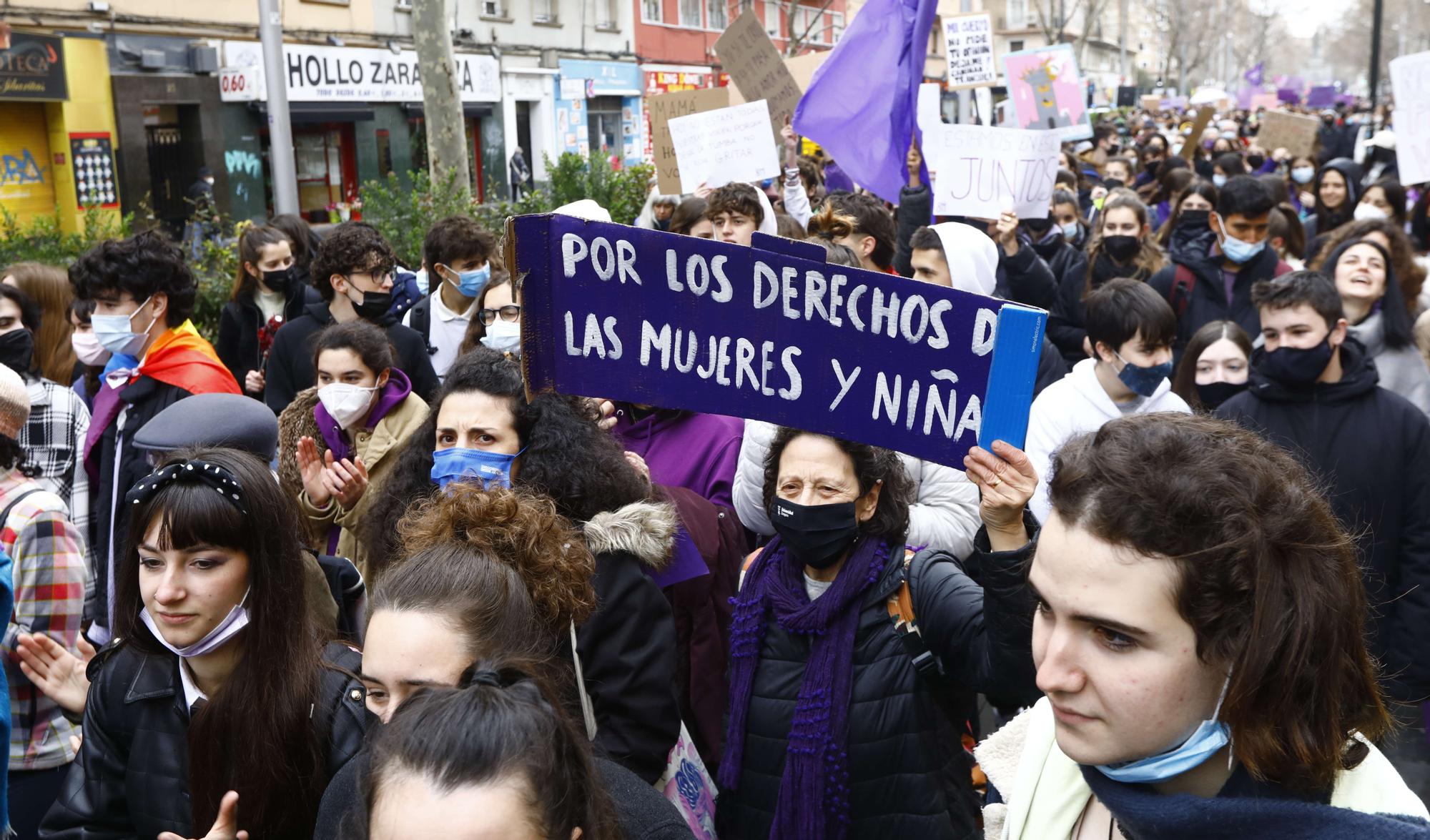 Manifestación estudiantil 8-M 2022