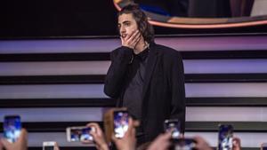 El cantante portugués Salvador Sobral, tras ganar el Festival de Eurovisión del 2017, en Kiev (Ucrania). 