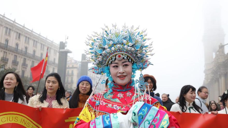 En imágenes | Zaragoza celebra el Nuevo Año Chino con un multitudinario desfile