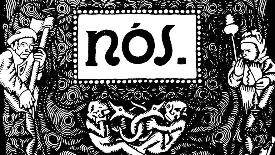 Florentino Cuevillas, R. Otero Pedrayo, Afonso R. Castelao e Vicente Risco: catro nomes senlleiros no ronsel da revista Nós