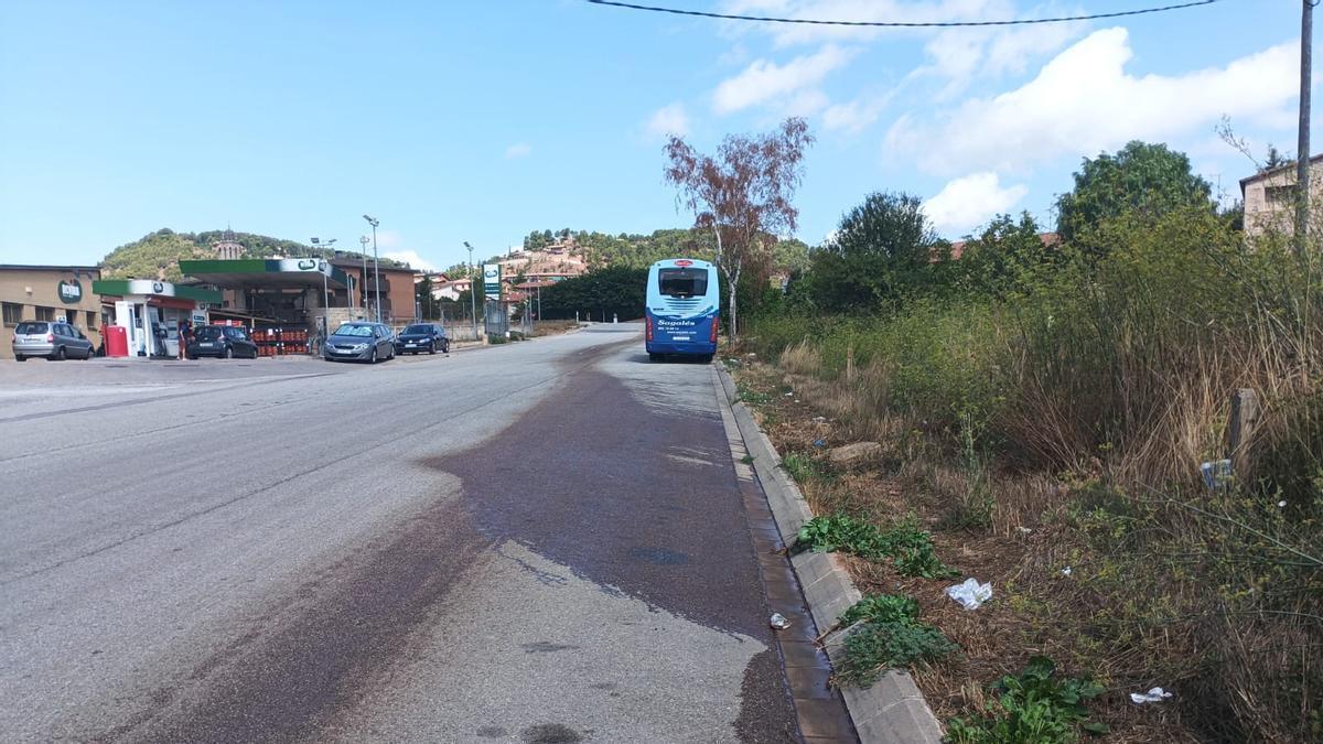 Vessament de residus carnis ahir, 27 d'agost, a Moià