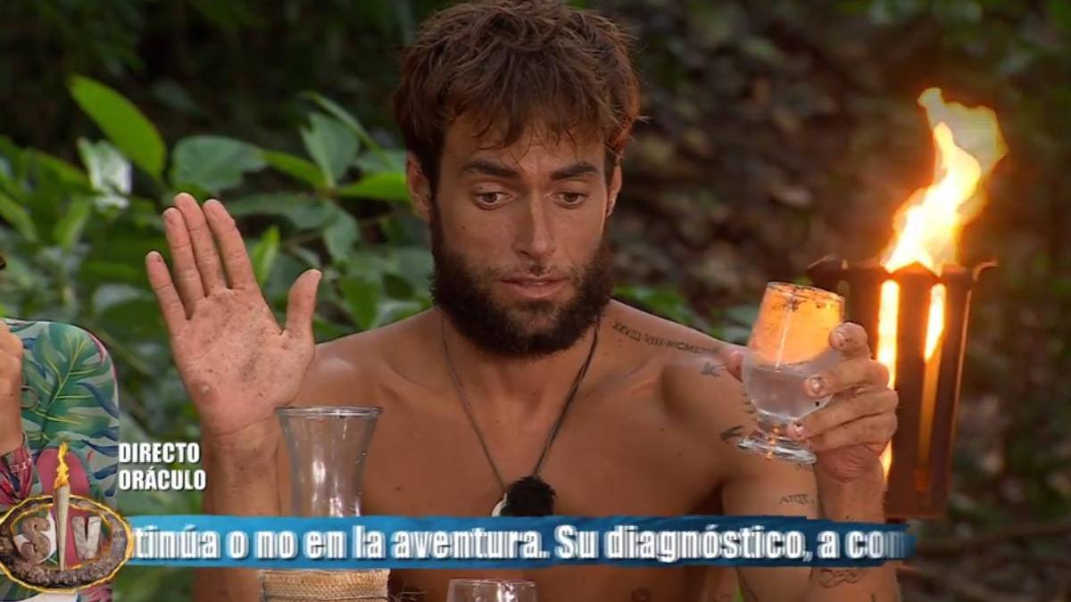 Montoya durante su discusión con Makoke