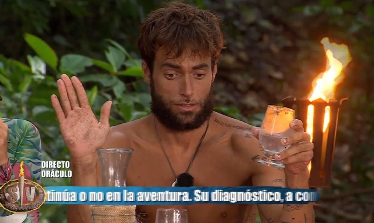 Montoya durante su discusión con Makoke