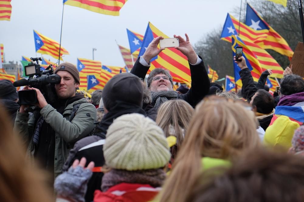 La manifestació de Brussel·les vista des de dins