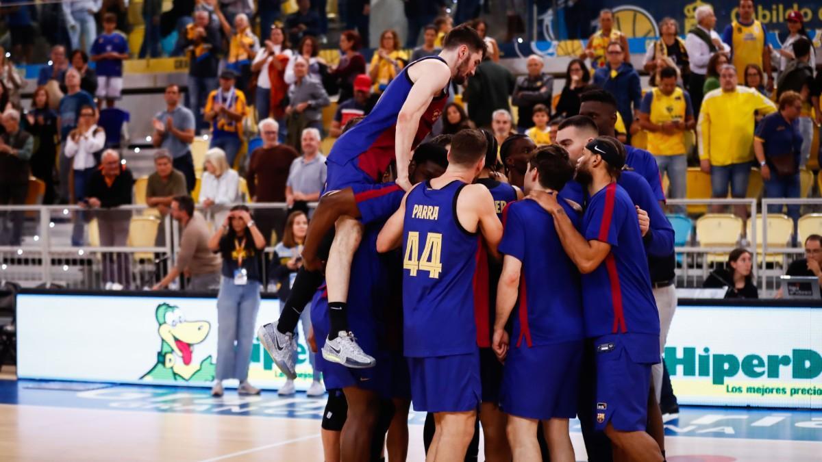 El Barça celebró un triunfo muy importante en sus aspiraciones para estar en la Copa