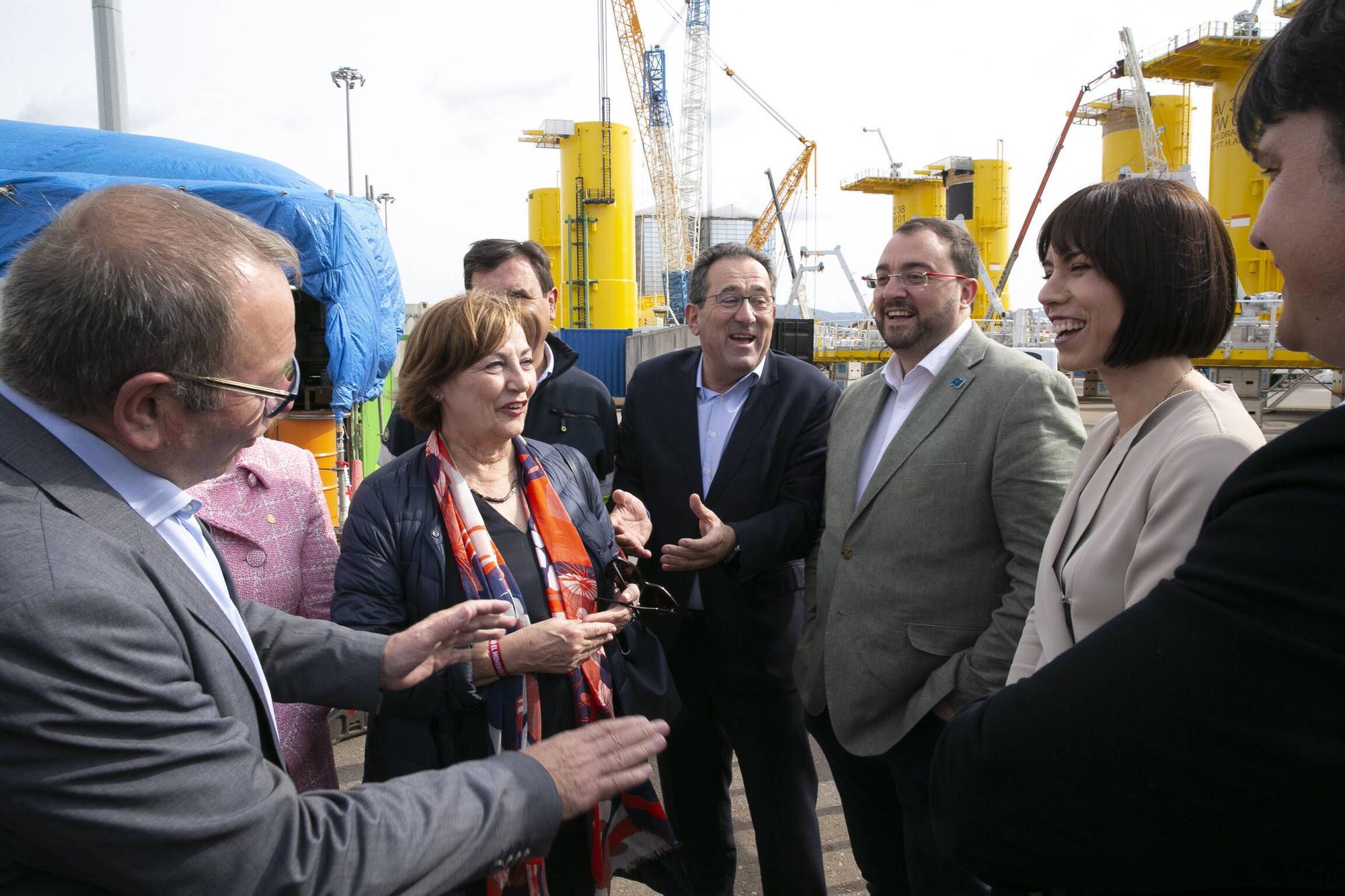 EN IMÁGENES: La visita de la ministra de Ciencia a Avilés