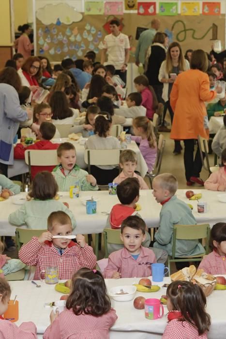 Desayuno saludable en el Colegio Nicanor Piñole