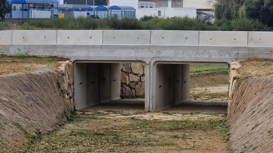 Carballo dispone ya de un bypass en Muíño do Quinto para reducir el riesgo de inundaciones del Anllóns