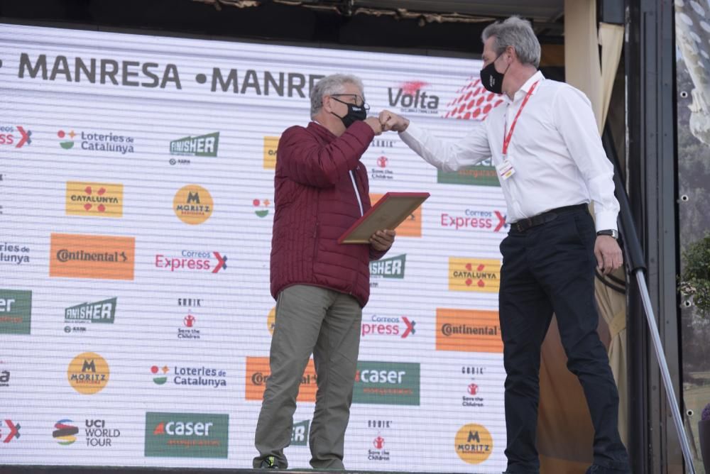 Manresa acull un final d'etapa de la Volta 2021