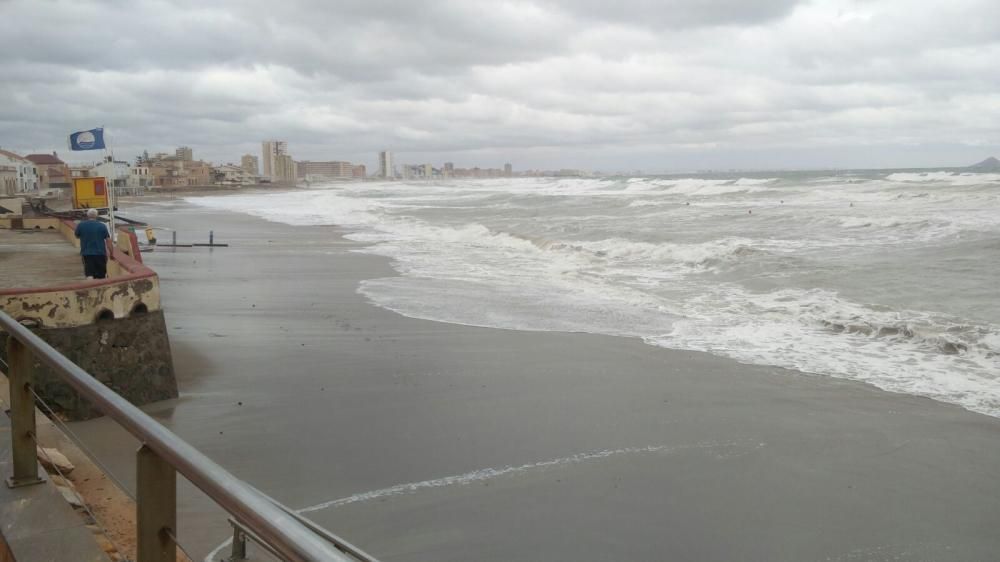 Efectos del temporal en Cabo de Palos