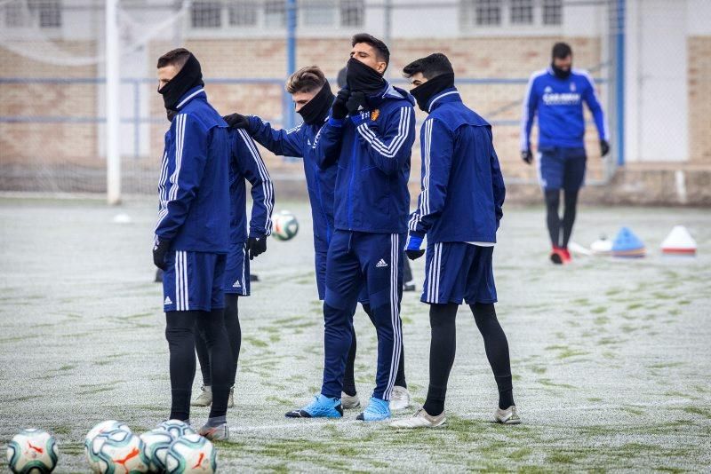 Entrenamiento del 13 de enero del Real Zaragoza