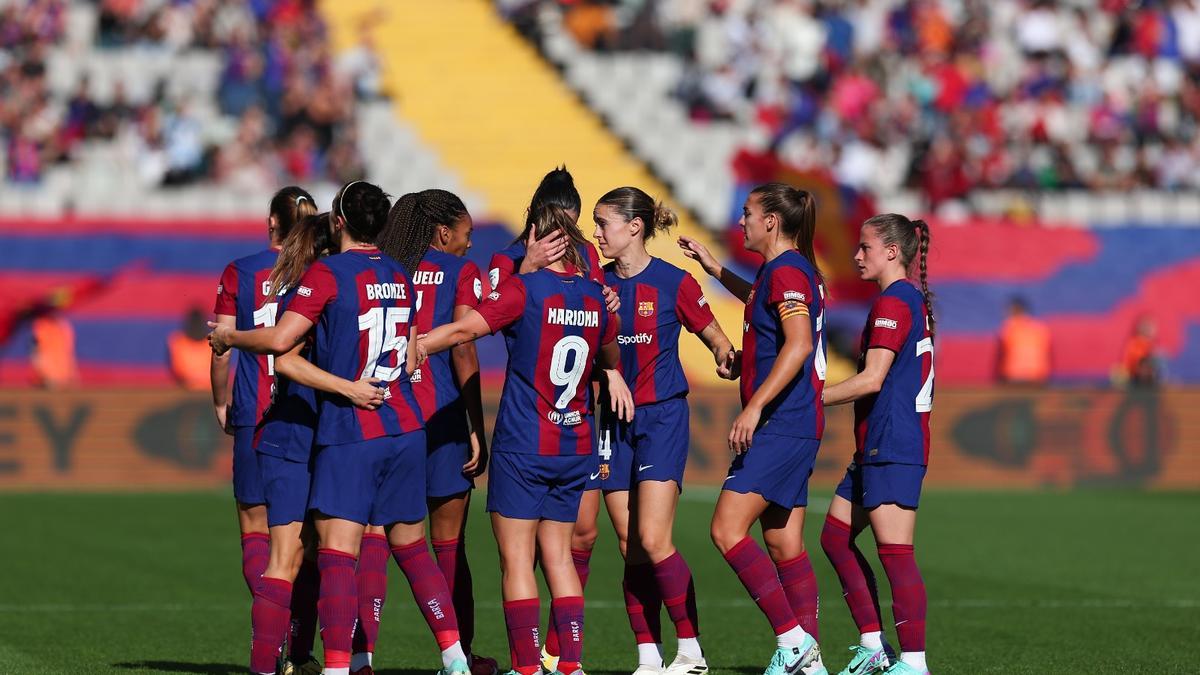 El Barça arrolló al Madrid en Montjuïc