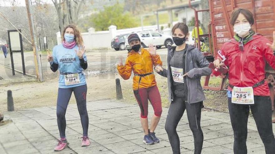 Cuatro mujeres egabrenses corren a favor de un proyecto de la Fundación Vicente Ferrer