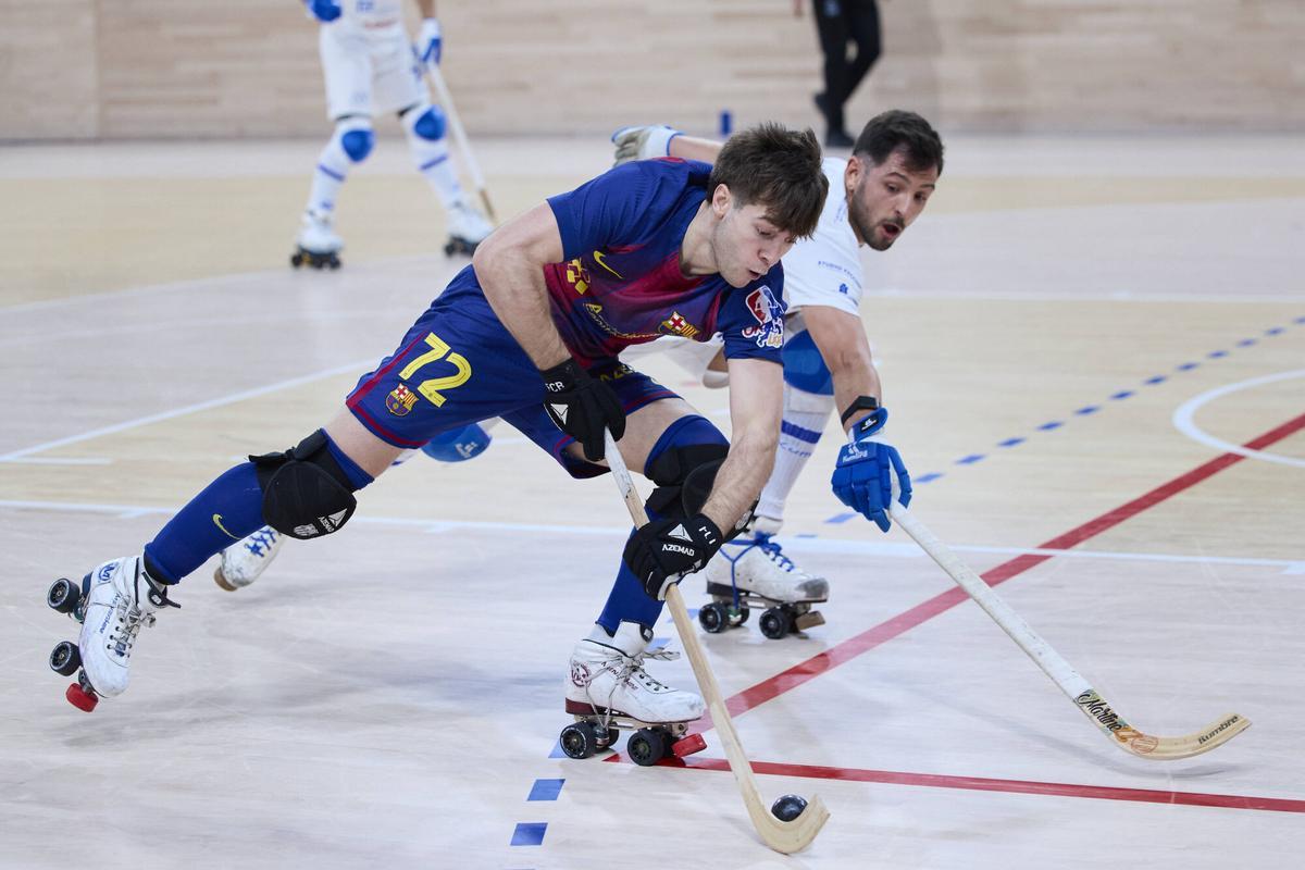 Eloi Cervera, durante una acción de partido