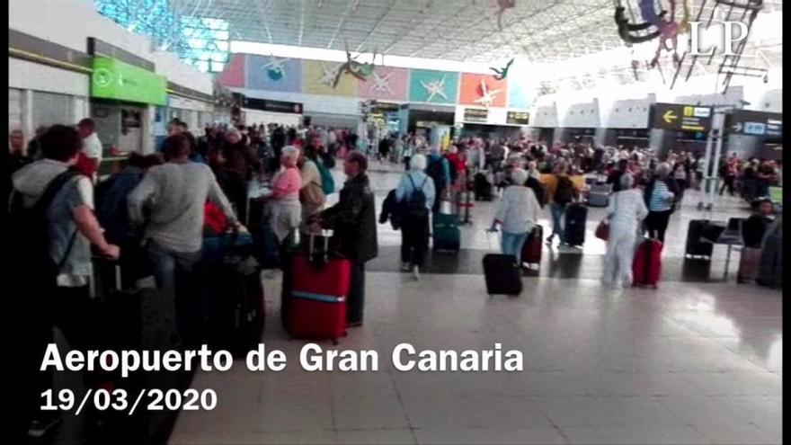 Coronavirus en Canarias | Así está el aeropuerto de Gran Canaria en plena crisis por el coronavirus