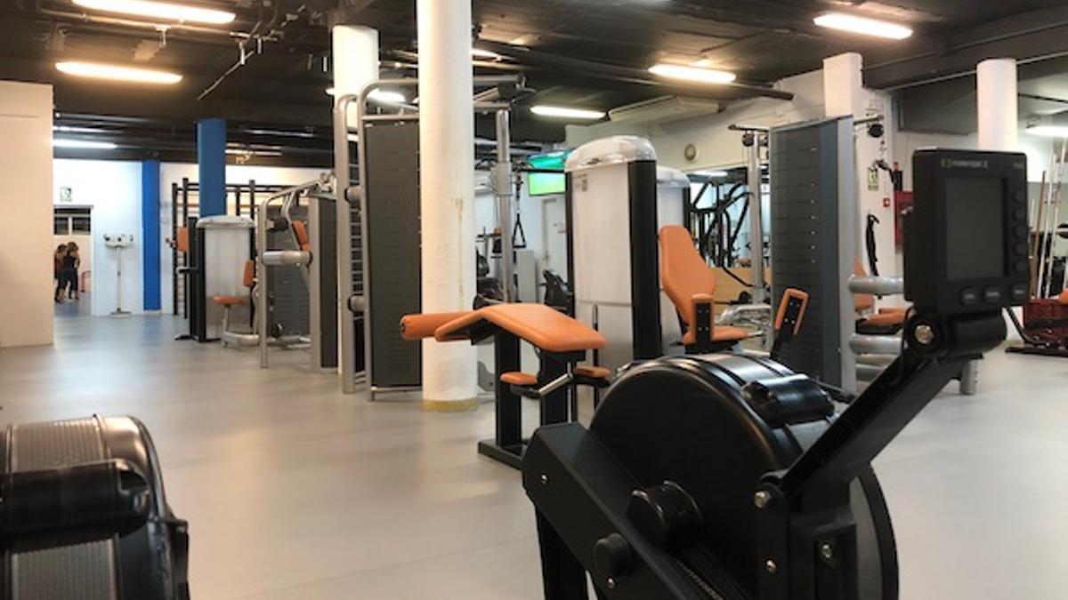 Sala de fitness del centre esportiu El Tossalet