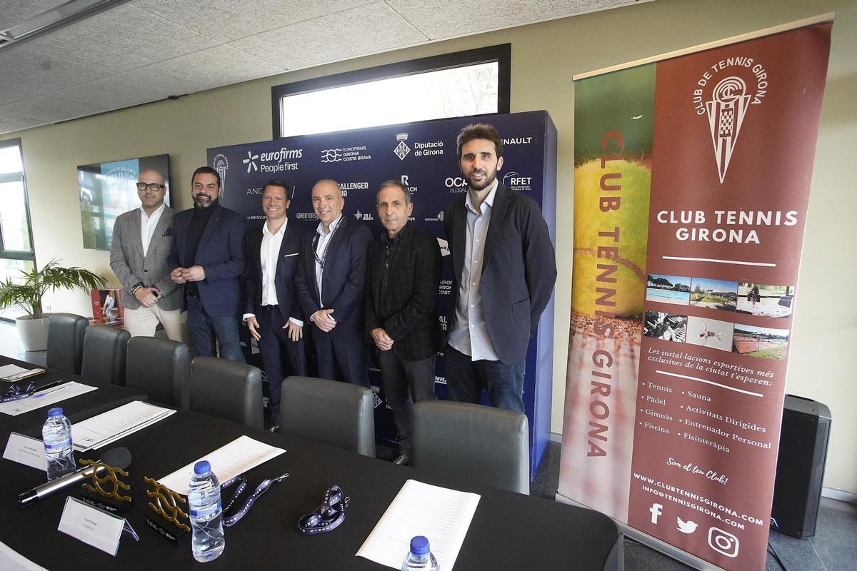 Acte d'inauguració de l'ATP Challenger Eurofirms Girona- Costa Brava.