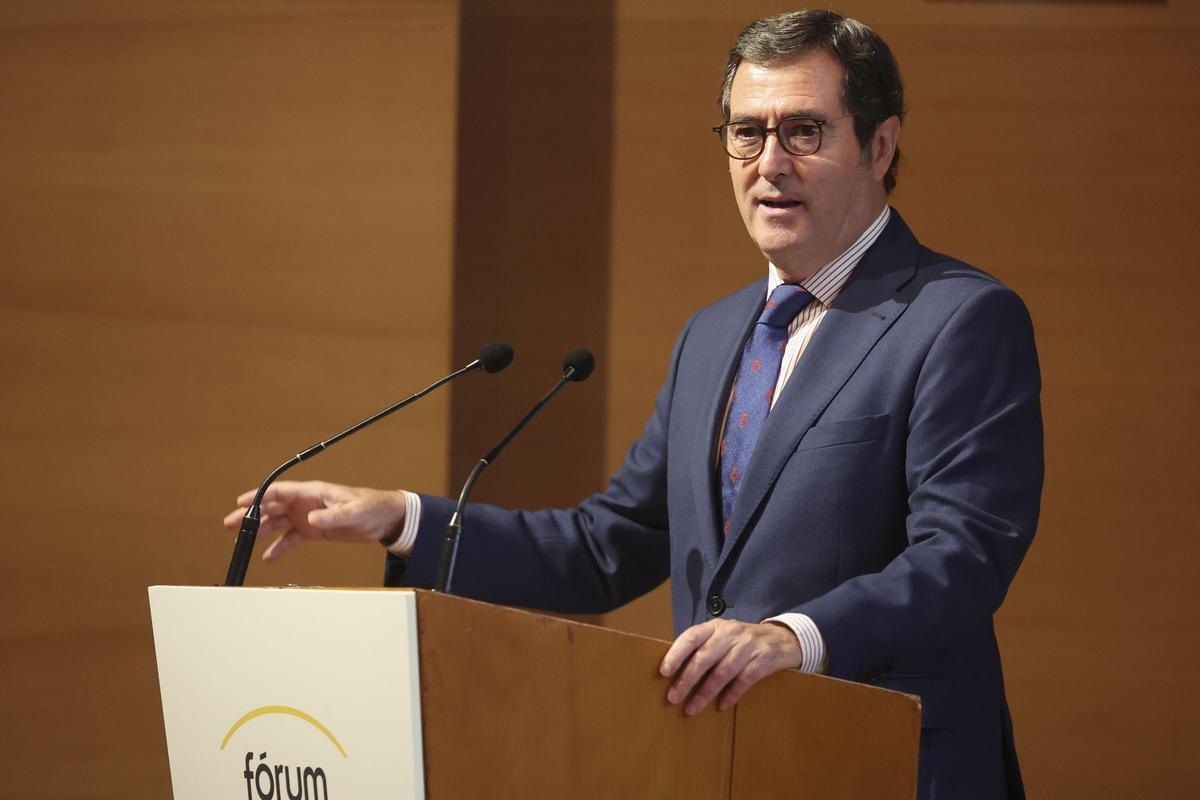 El presidente de la CEOE, Antonio Garamendi.