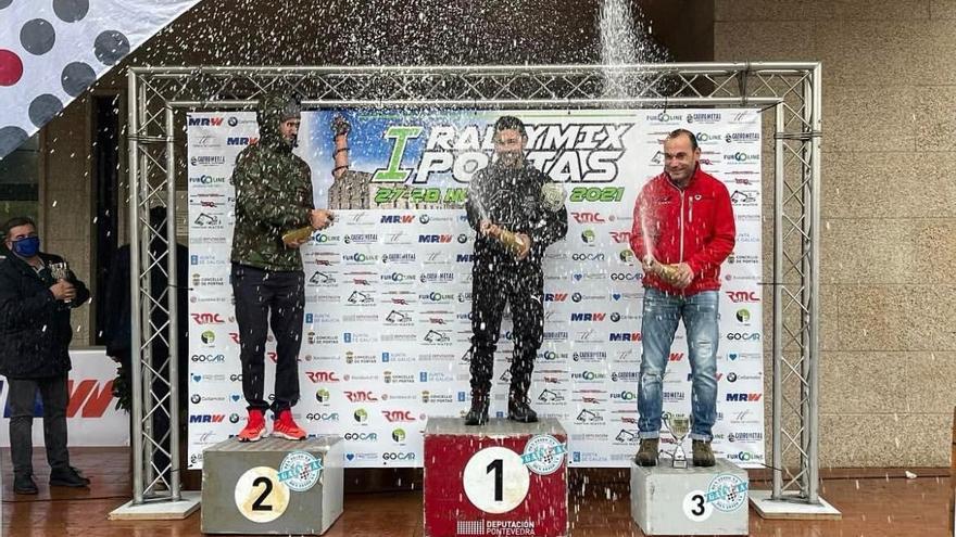 Jacobo Andújar sube al podio en el Rallymix de Portas