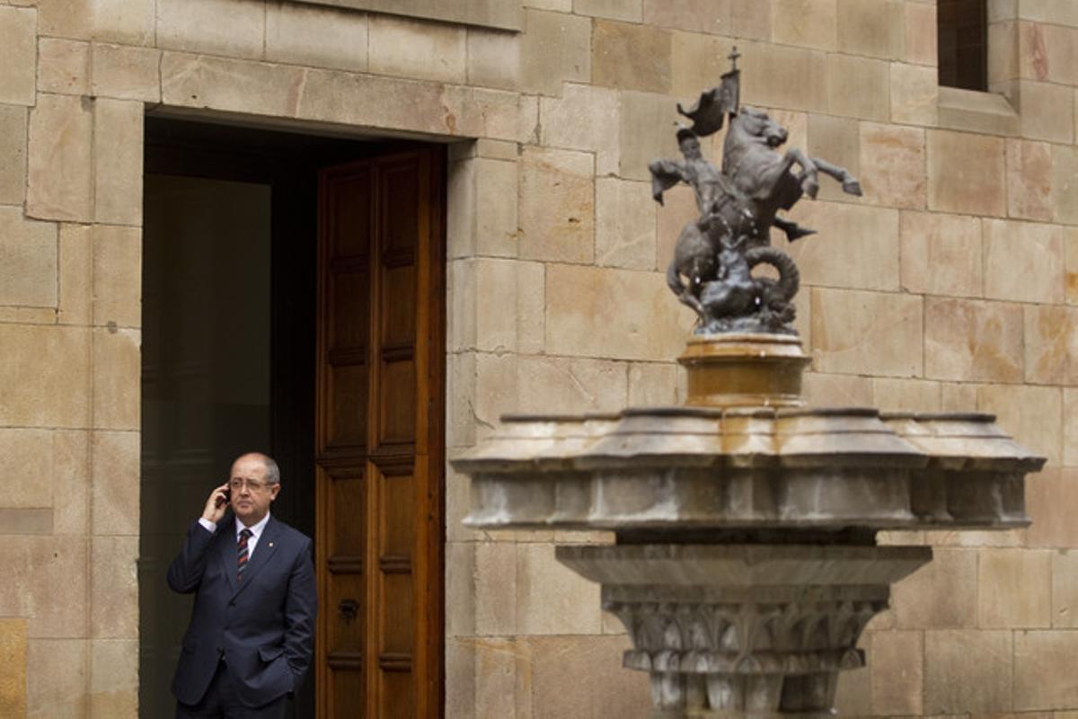 El conseller d’Empresa i Ocupació, Felip Puig, al Palau de la Generalitat. El conseller d’Empresa i Ocupació, Felip Puig, al Palau de la Generalitat.