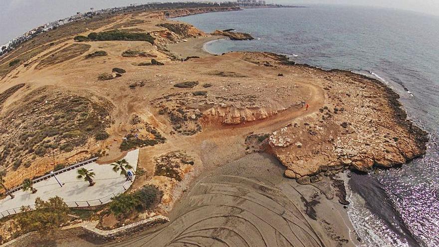 Vista aérea de Cala Mosca, donde se prevé el plan urbanístico.