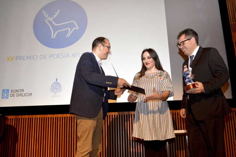 Estíbaliz Espinosa, Premio de Poesía Afundación