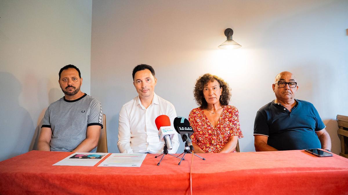 Rueda de prensa José Ramón Abal, concejal de Cambados Pode, tras su salida del gobierno local