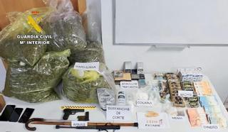 La Guardia Civil desarticula una organización criminal dedicada al tráfico de drogas