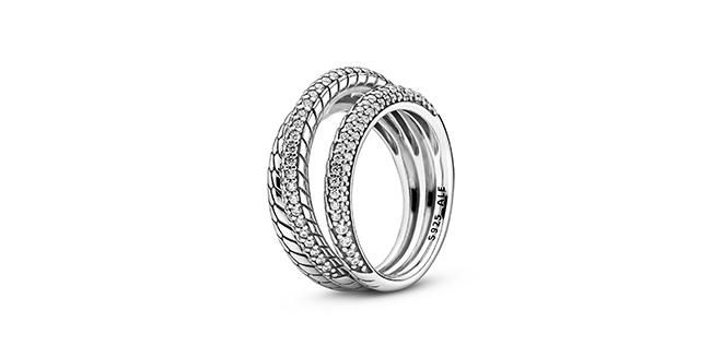 Anillo tres bandas