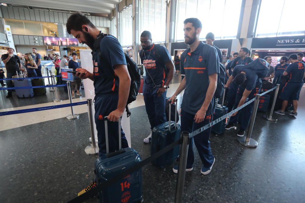 Viaje del Valencia Basket a Moscú