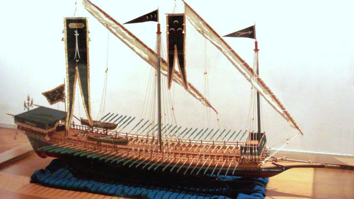 Galera Sultana del Imperio Otomano. Museo Naval de Tolón.