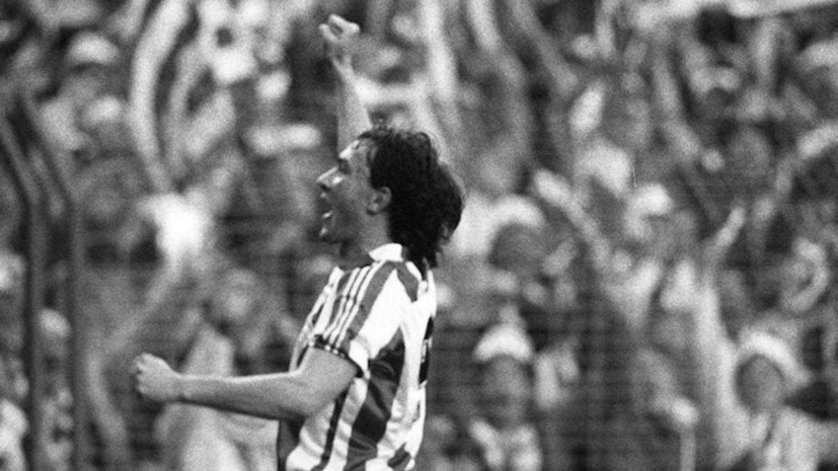 Endika marcó el gol que le dio al Athletic Club la Copa del Rey la temporada 1983-84 contra el Barça