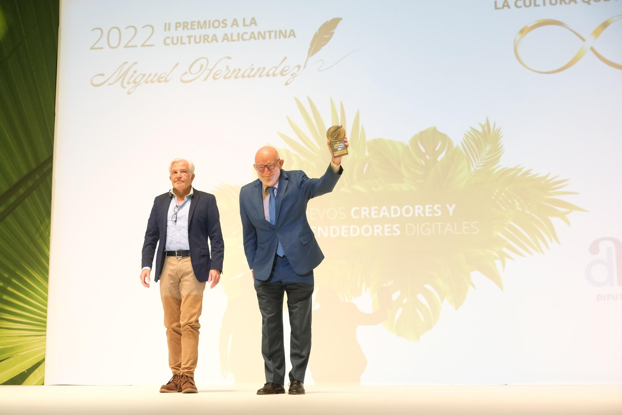 Así ha sido la Gala de entrega de los Premios Miguel Hernández a la Cultura Alicantina