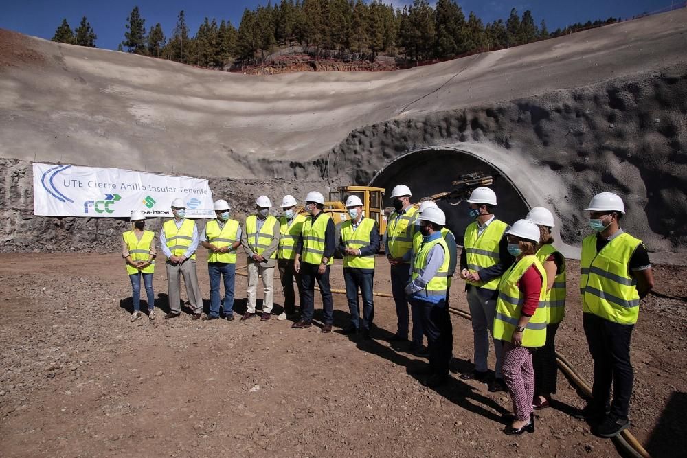 Inicio de la excavación del túnel de Erjos.