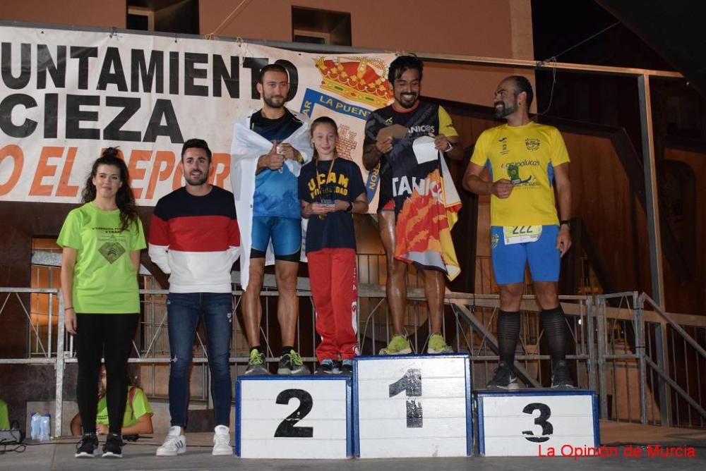 Podios IV Carrera Popular Puentes de Cieza