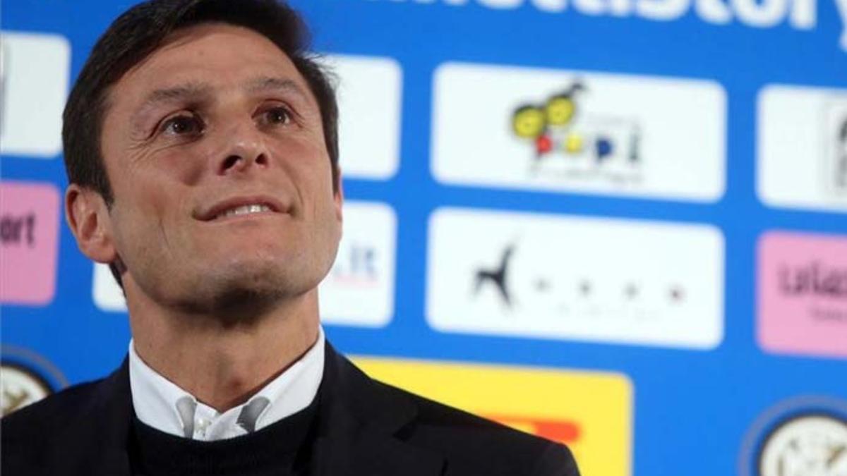 Zanetti le desea muchos éxitos a Banega en el Inter