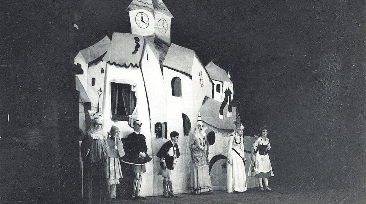 Aurelio Grasa, ‘Pinocho vence a los malos’, Teatro Principal, abril 1933.  Archivo Aurelio Grasa - Archivo Barboza Grasa, Zaragoza.