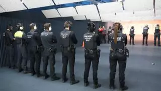 Más de 500 policías locales de toda la Comunidad realizan su formación práctica en Elche