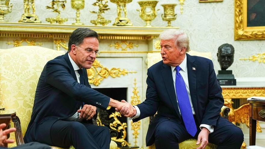 Rutte asegura que llamó "papi" a Trump por un malentendido de traducción