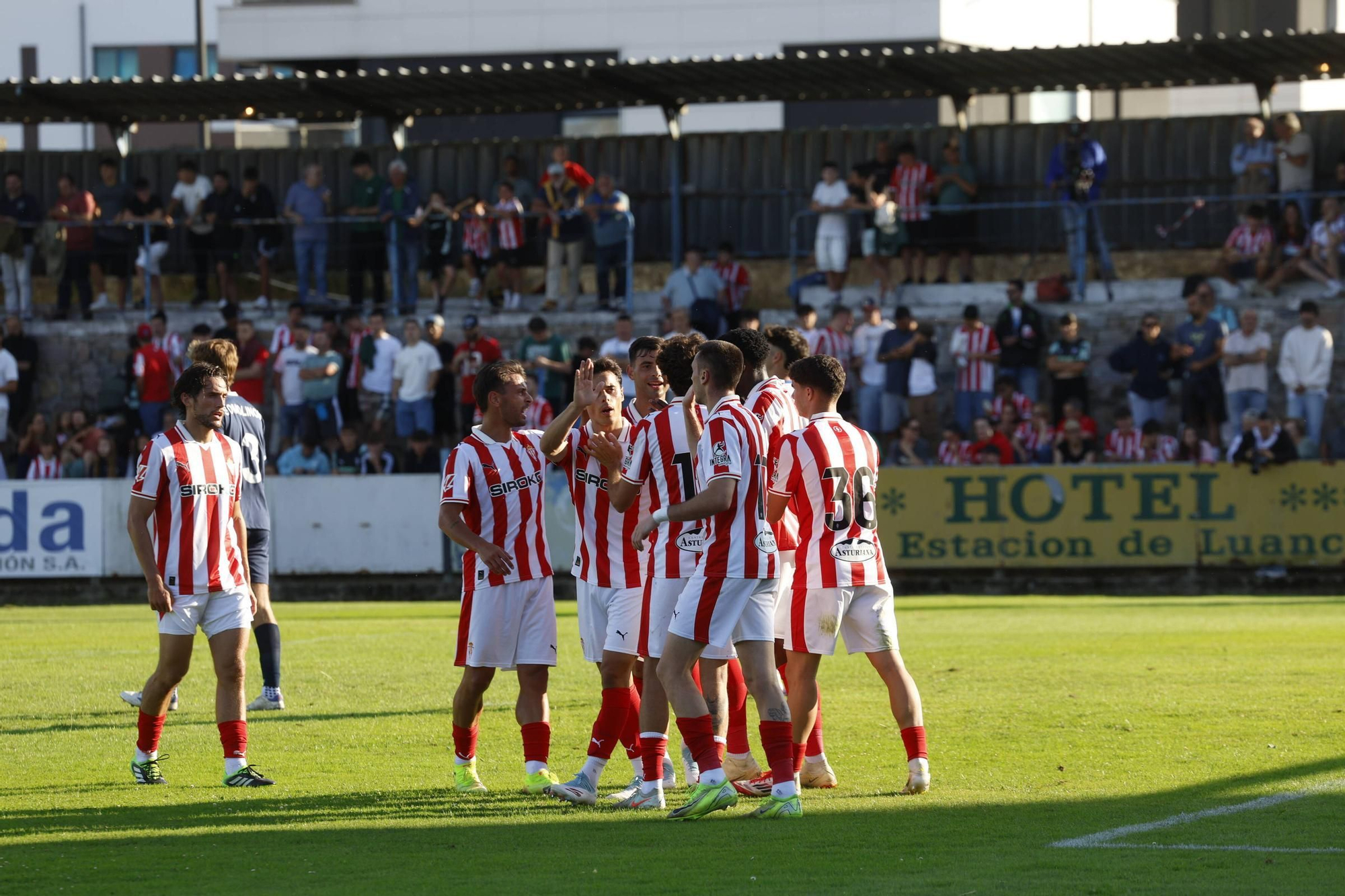 EN IMÁGENES: así fue el choque entre el Sporting y el Marino de Luanco