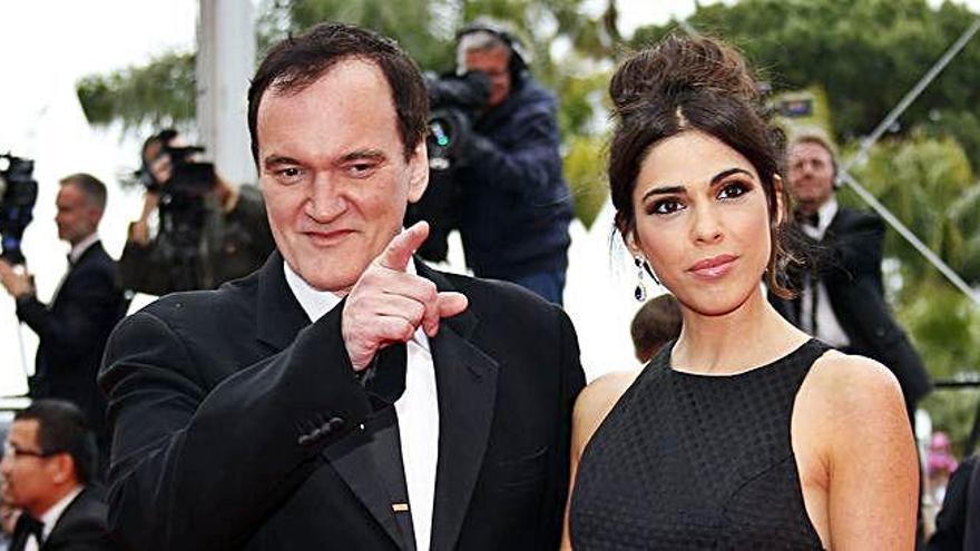 El director Quentin Tarantino y su mujer Daniella Pick.