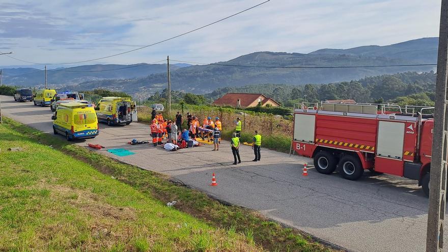 El aeropuerto de Vigo revive el trágico accidente de Aviaco con un simulacro