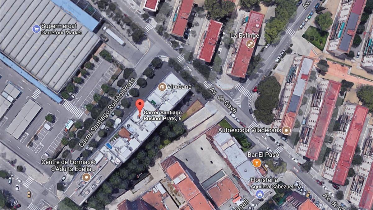 zentauroepp41136538 viladecans 30 11 2017 mapa de google que muestra la calle sa171130155524