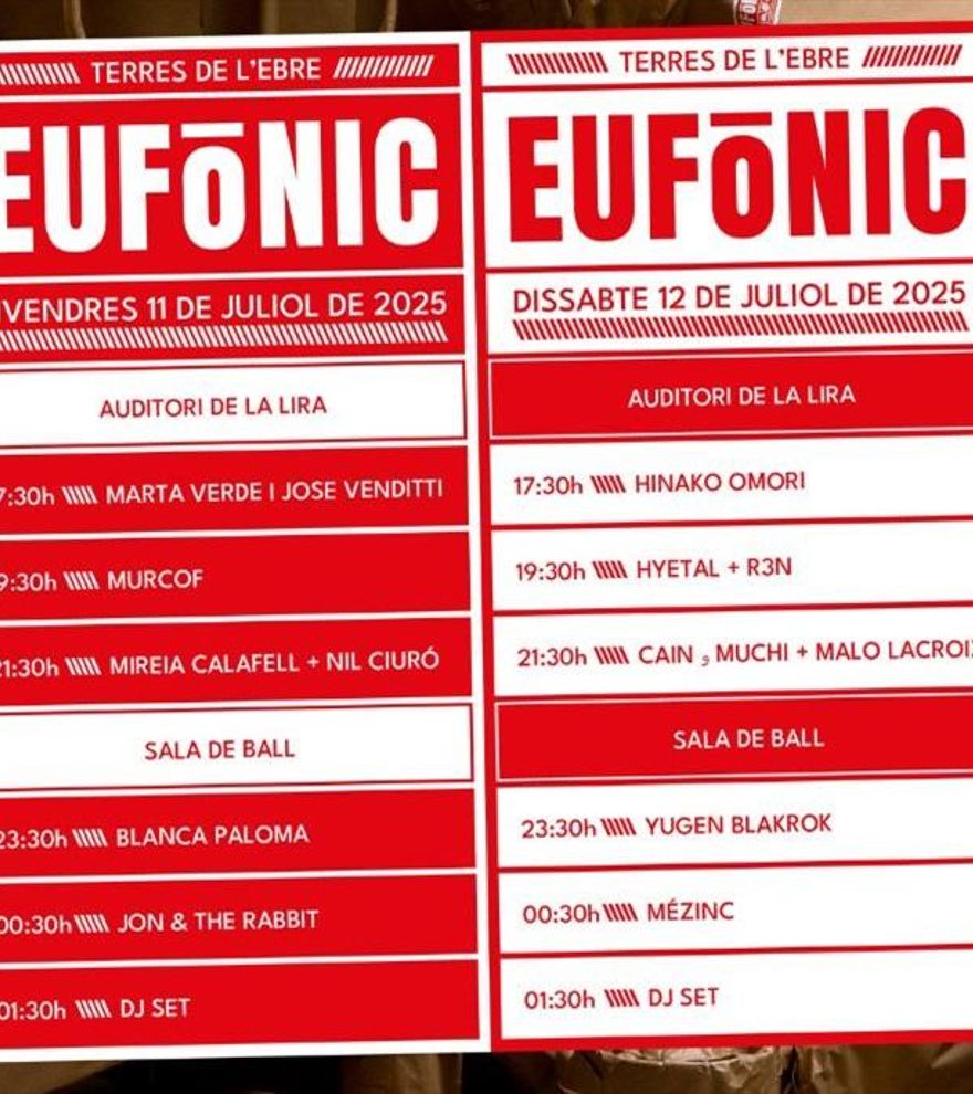 Oferta TReSC: 20% de descompte per assistir al Festival Eufónic