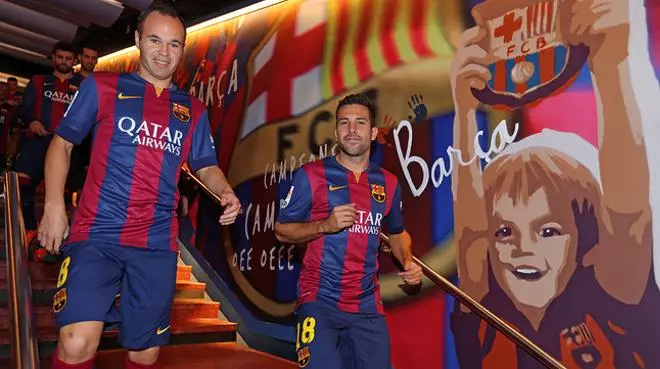 La foto oficial del Barça 2014-2015