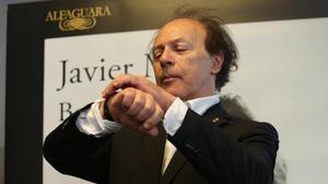 Javier Marías, en Madrid, donde ha presentado su nueva novela, ’Berta Isla’