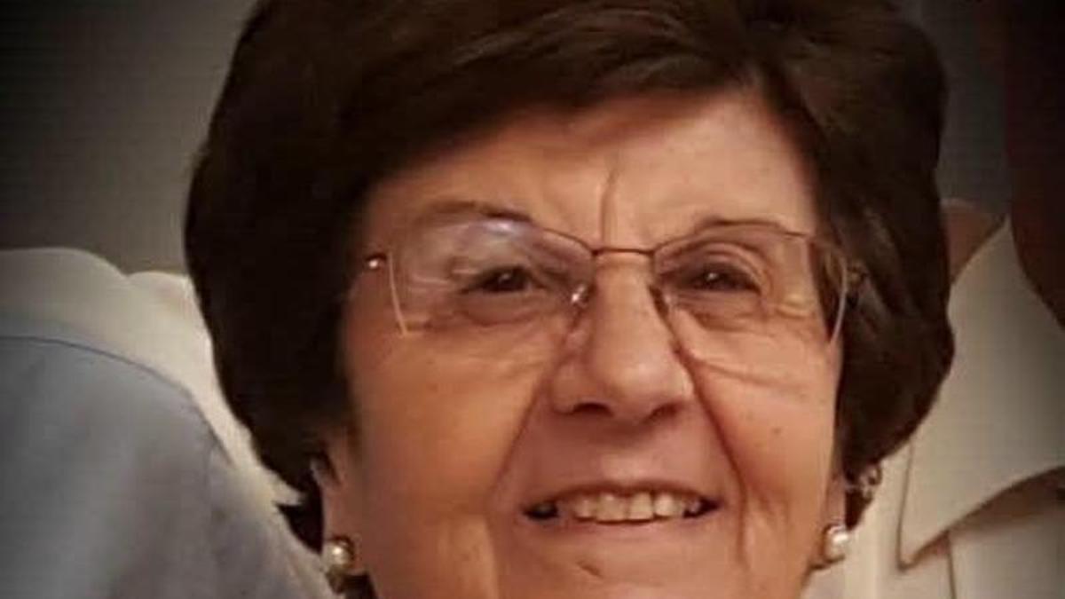 La señora Nati, querida colaboradora de la Concatedral de Santa María de Mérida.