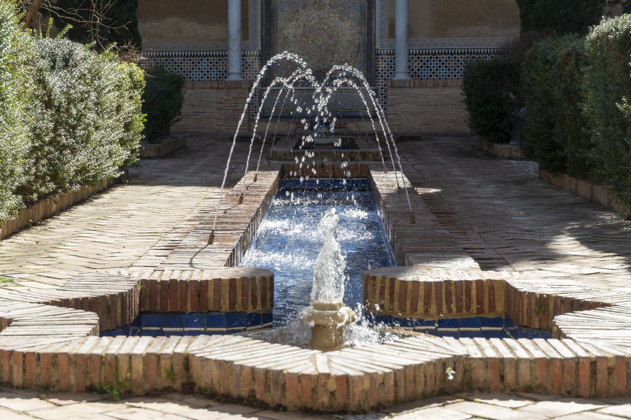 El patio del Palacio de los Condes de Cervellón