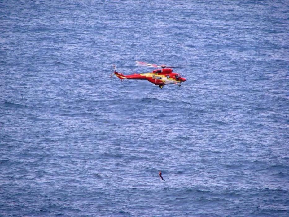 Rescate en el mar de San Juan de la Rambla